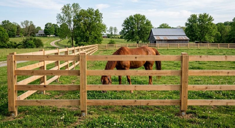 Horse Fence Replacement in South Houston, TX